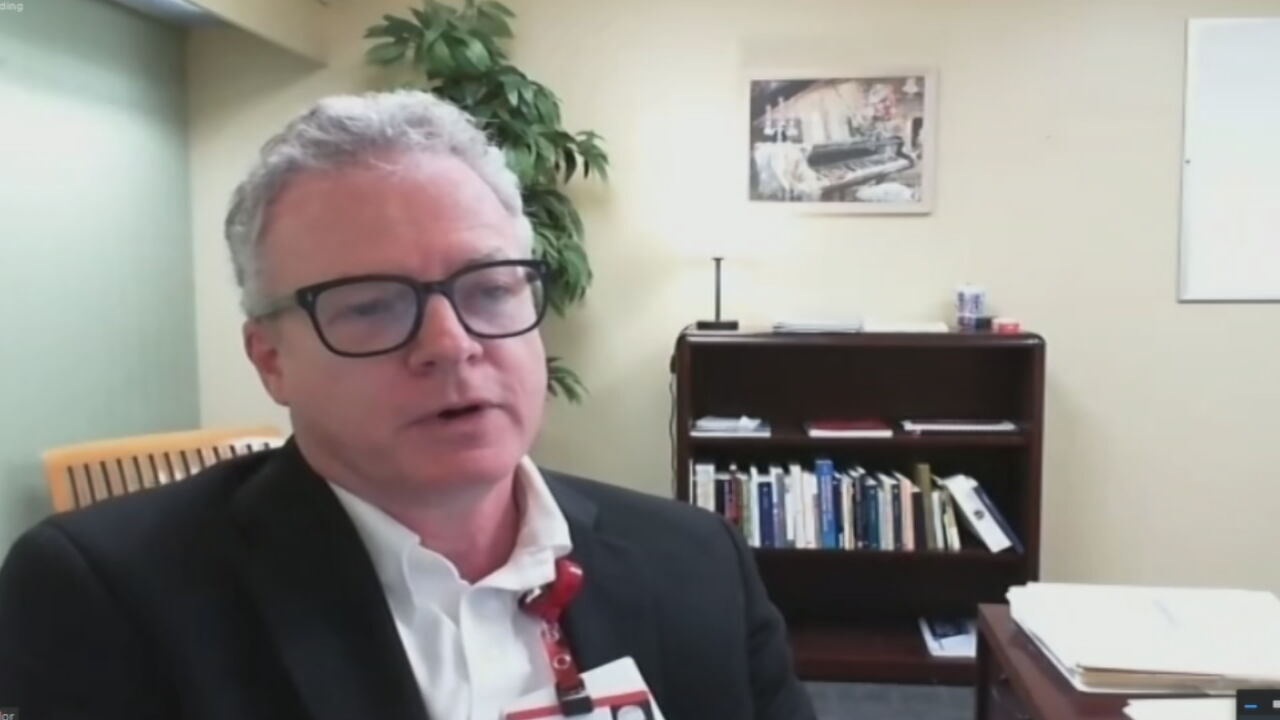 Dr. Stephen Taylor, chief medical officer at UofL Peace Hospital